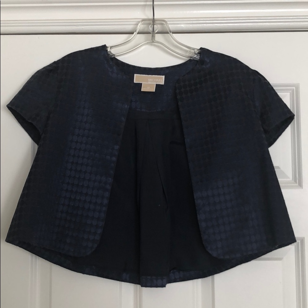 Michael by Michael Kors navy blue dressy shrug
